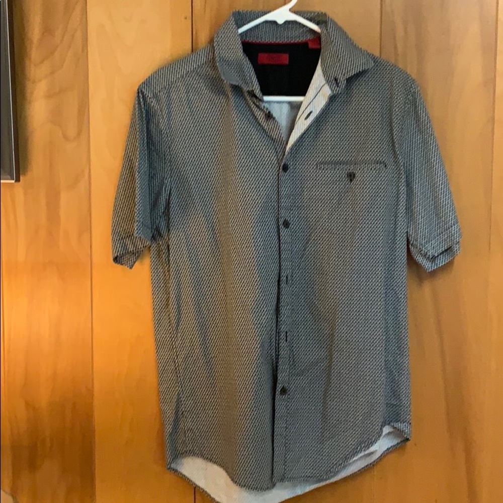 Alfani Buttons Down Shirt Short Sleeve Medium